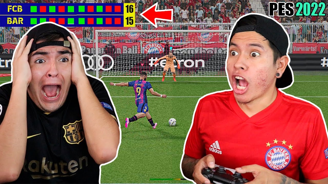 LA TANDA DE PENALTIS MAS LARGA de PES2022 😱 *No lo CREERÁS*