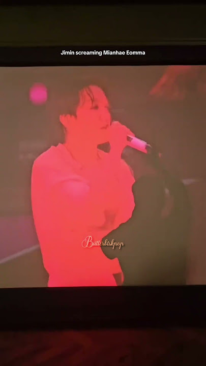 fact that Jimin was waiting for Mianhae Eomma