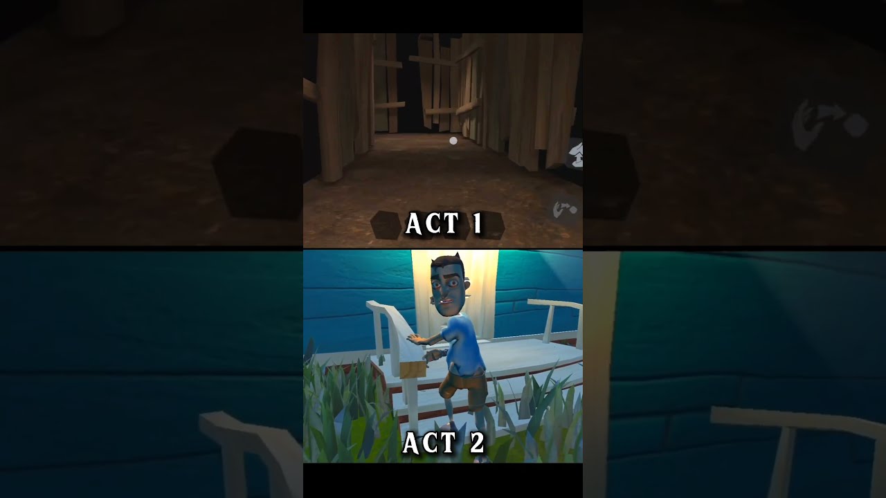 HELLO NEIGHBOR ACT 1 2 ENDING Youtubeshorts Shorts Helloneighbor Viralshorts
