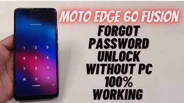 Moto Edge 60 Fusion Unlock | Hard Reset Without PC | Forgot Password Fix (2025)