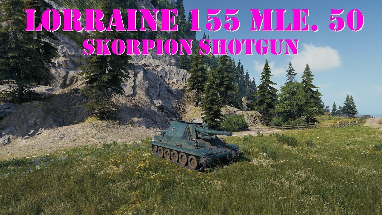 world of tanks news Lorraine 155 mle. 50 - Rock Hard and Shot Gun