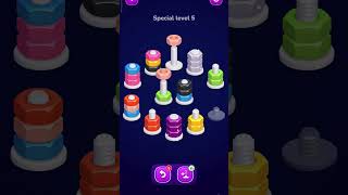 Nut sorting puzzle 🧩#puzzle #game