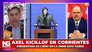 "El riesgo país es Milei": Kicillof rompió el silencio en una entrevista exclusiva en Corrientes