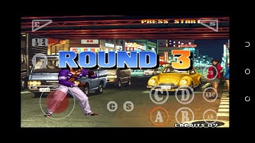 kof 98.. yashiro orochi vs Ralf and Clark and Leona.. combo and special and special tutorial..