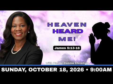 Sunday October 18, 2026 | CWC COGIC | 9:00AM Worship Service | Co-Pastor Connie Christian
