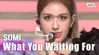 SOMI(전소미) - What You Waiting For  @인기가요 inkigayo 20200726 Resimi