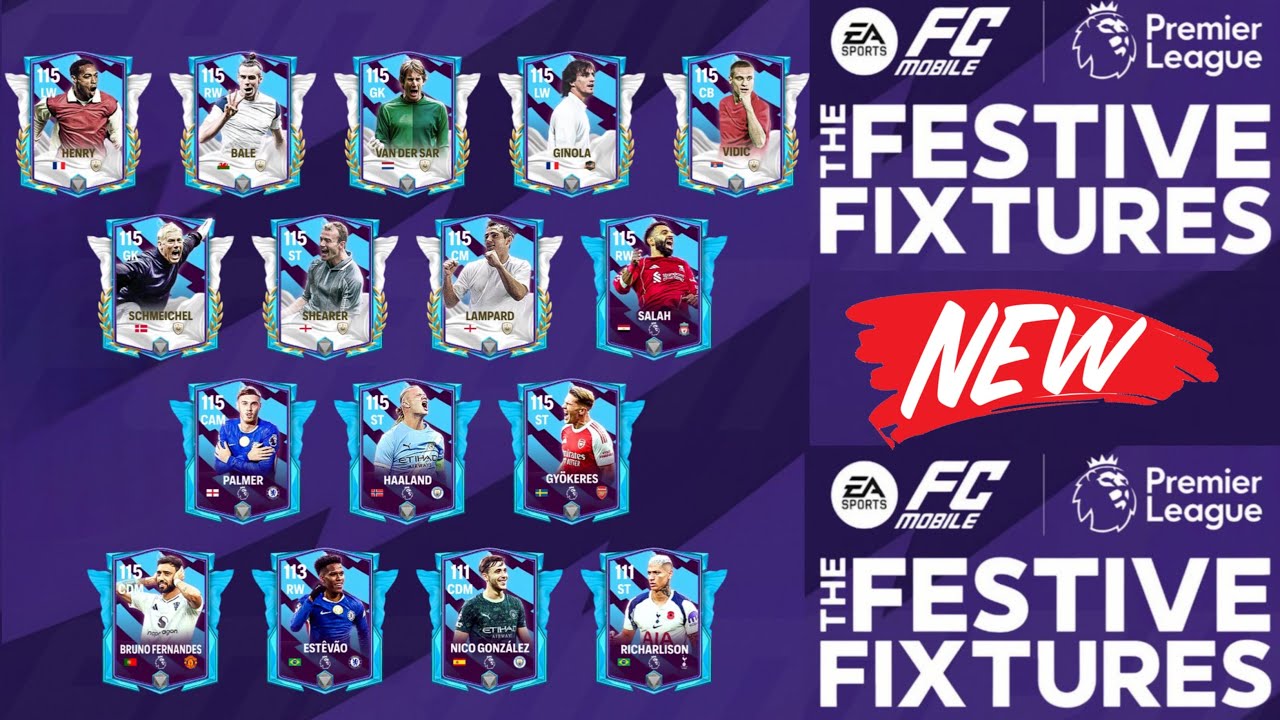BOCORAN PEMAIN EVENT BARU FESTIVE FIXTURES EA SPORTS FC MOBILE!