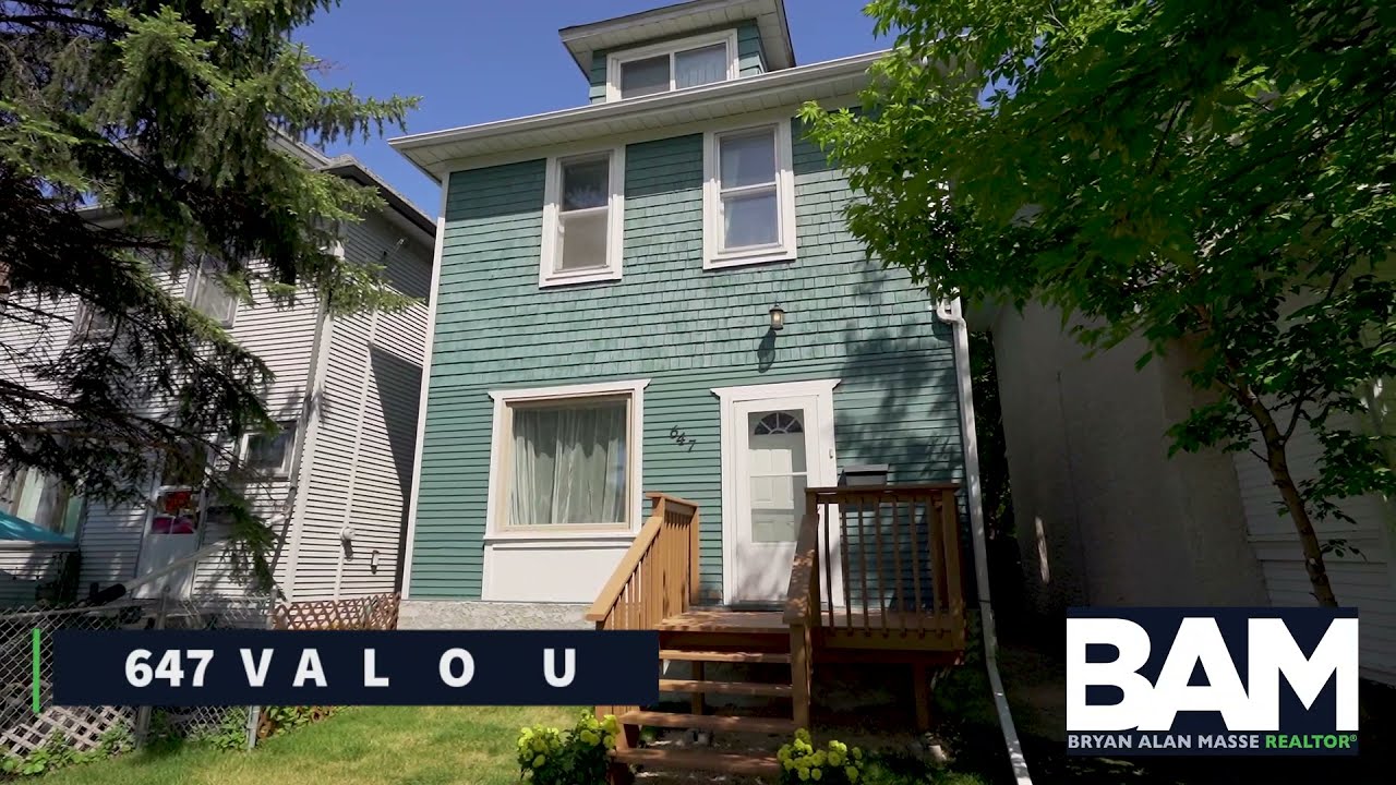 647 Valour Road Winnipeg, MB YouTube