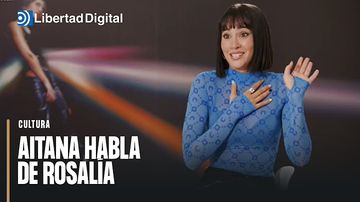 Aitana agradece las comparaciones con Rosalía: "Es un orgullo"
