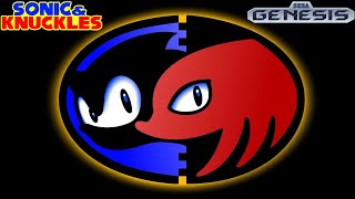 Sonic & Knuckles - Sega Genesis - Playthrough [SONIC -Good Ending - All 7 Emeralds]