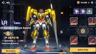 Mobile Suitnew Era First 10Star Ur 00 Gundam Seven Sword