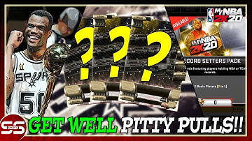 3 LEGEND PULLS & FREE RECORD SETTERS PACK!! Less Is More In MyNBA2k20!! Spurs Gauntlet Event