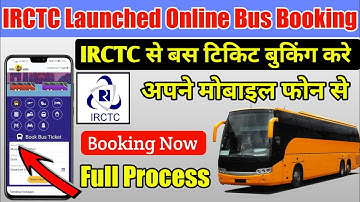 IRCTC Launched Online Bus Booking Service | How To Book Bus tickets By IRCTC