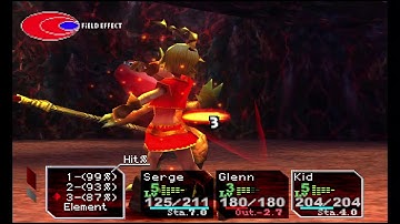 Chrono Cross - BOSS FIGHT Fire Dragon Small Form HD.