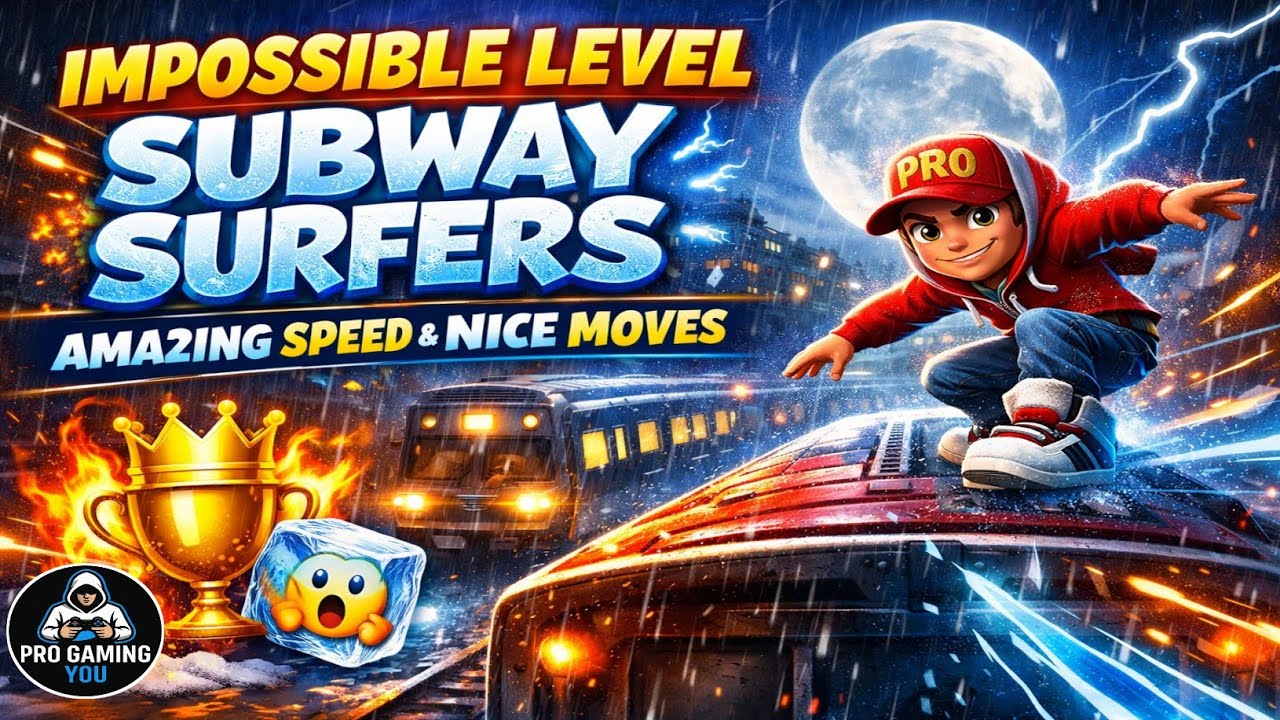 Impossible Level Subway Surfers 🏃‍♂️💨 | Amazing Speed & Nice Moves | Pro Gaming You | 4k