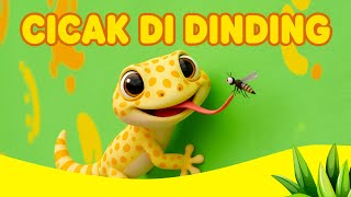 Cicak di Dinding 🦎 | Lagu Anak Kartun Animasi | Lagu Anak Indonesia Populer
