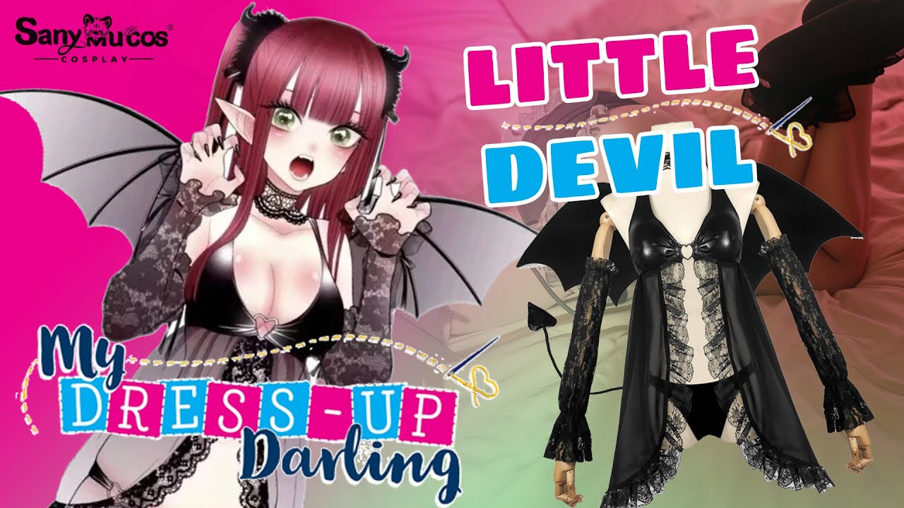 【SanyMuCos】My Dress-Up Darling Marin Kitagawa Liz-kyun Cosplay Costume Plus Size Detail Show