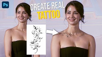 How to Add Realistic Tattoo on body in Photoshop