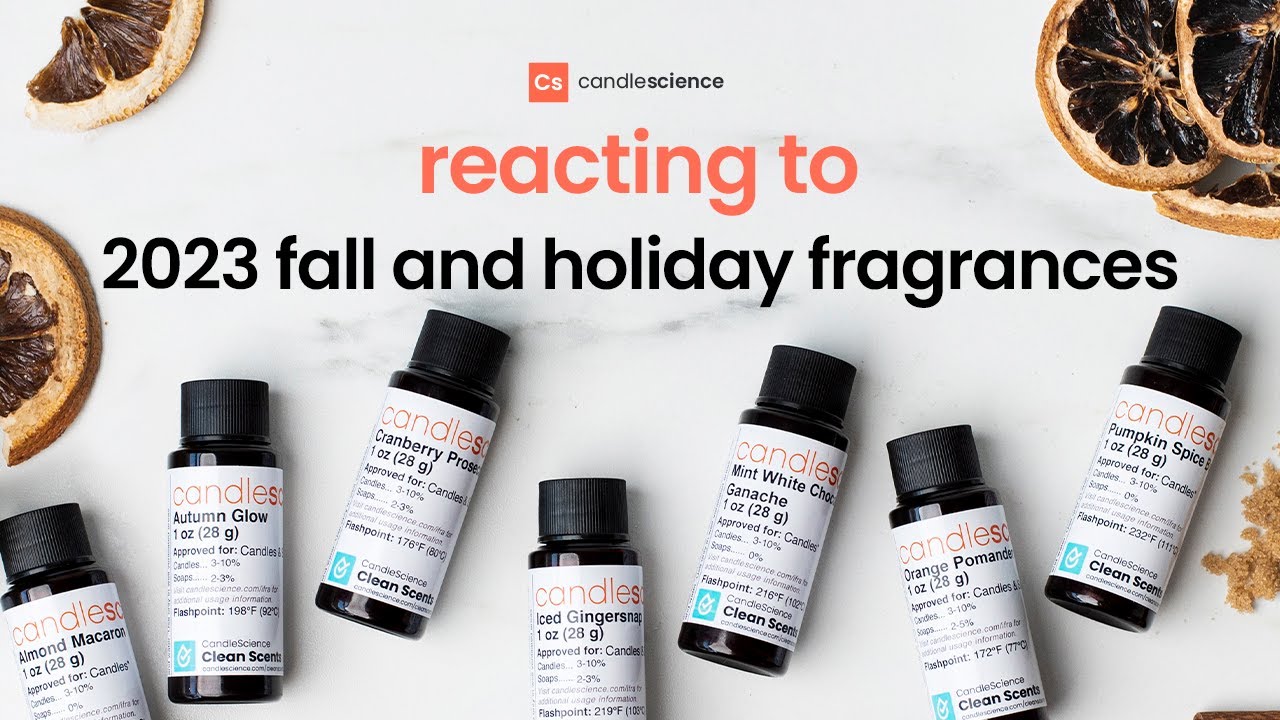 Reacting to Fall and Holiday CandleScience Fragrance Oils // June 2023