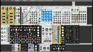 Celebrity THICK Techno Patch with Glitch FX in VCVRack 0.5.0 Wealth
