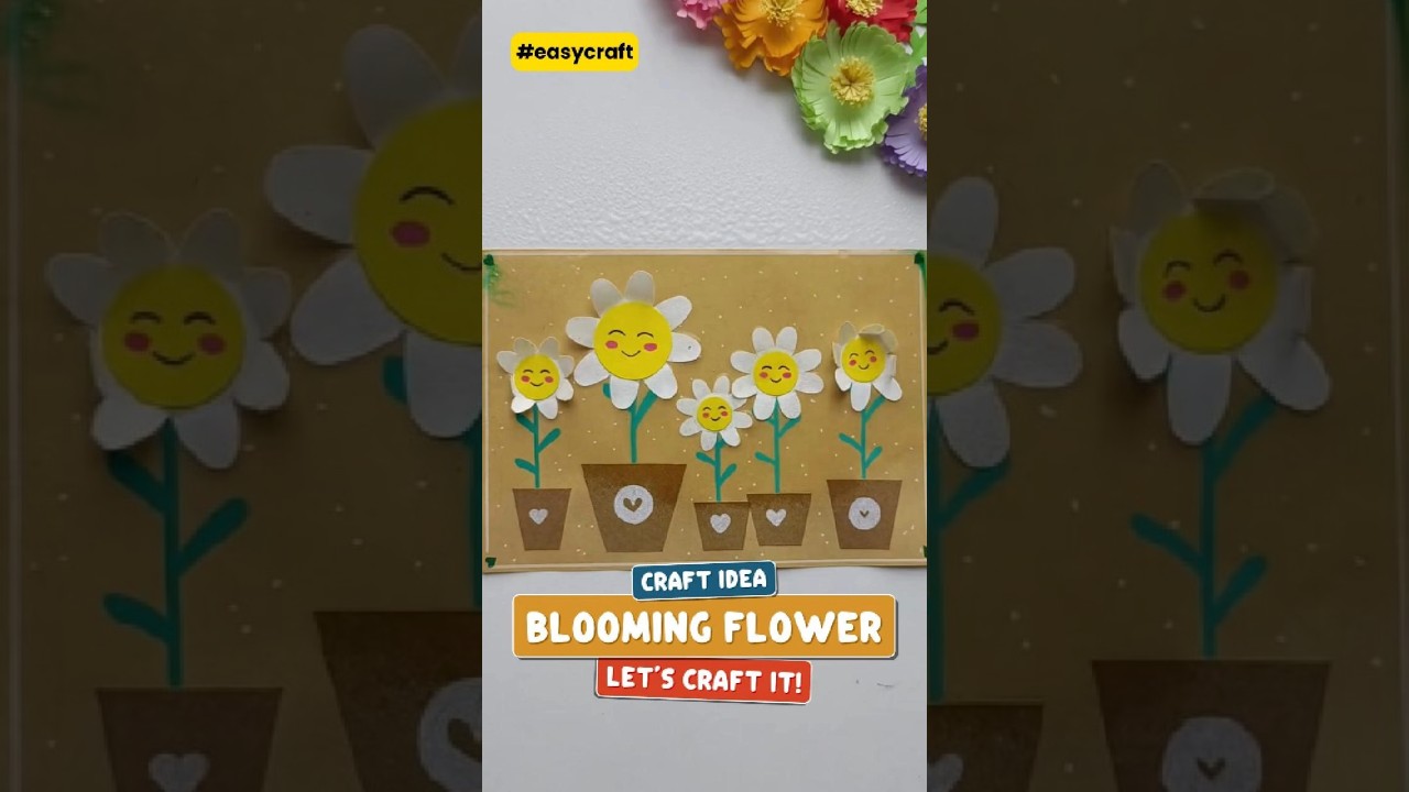 DIY Magic Blooming Paper Flower 🌸 | Water Spray Paper Toy & Decoration 