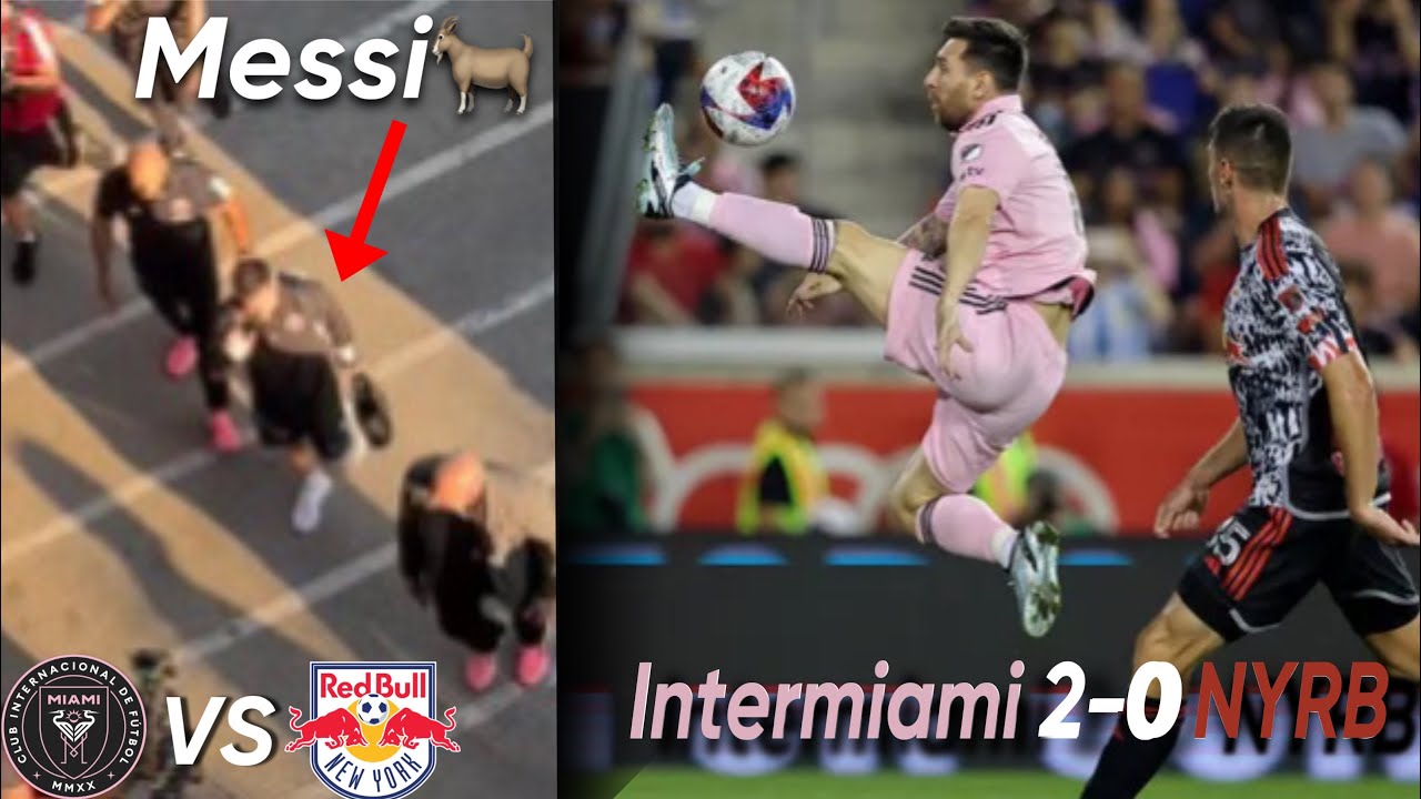 I SAW MESSI MLS DEBUT! || Inter Miami VS New York Red Bulls 2-0 ...
