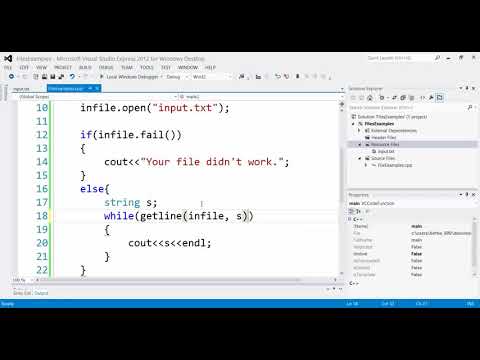 Reading File Input in C++ - YouTube