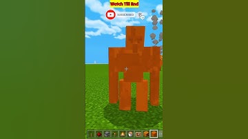 Lava Golem Spawn Real Or Fake #minecraft #shorts