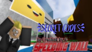 Be Crushed by a Speeding Wall | Secret Codes + Face Code