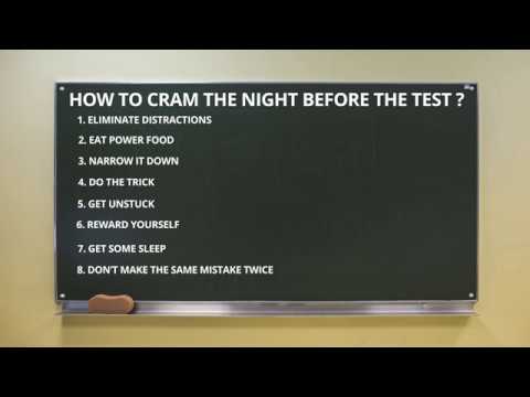 Como empinar a noite antes do teste
