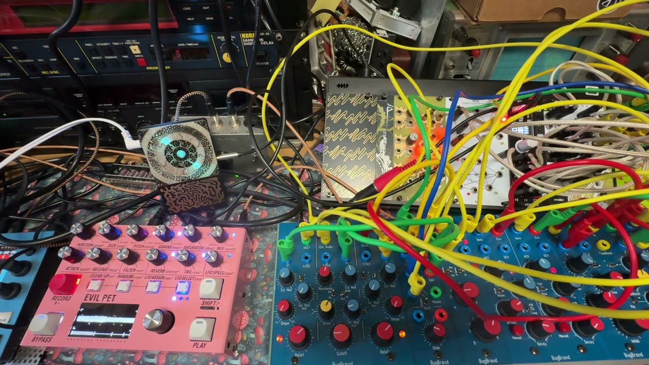 Evil Pet + bugbrand chirper voice + pocket SCION drone