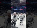 THE GUYS ARE GOING TO THE PLAYOFFS! #lakings #hockey