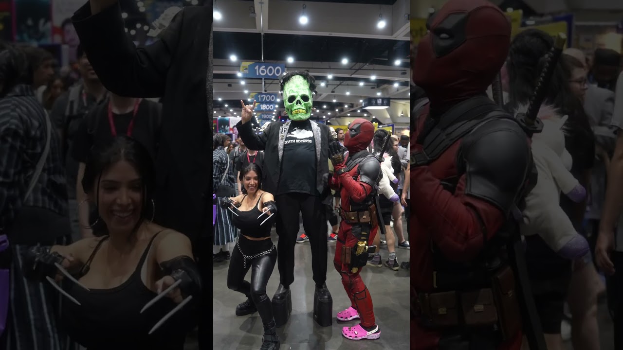 Spotted Frankenstein at Comic Con ! 🖤