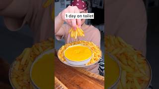 What is the RIGHT amount of CHEESE SAUCE on french fries?😎❤️🍟🧀| 1 second vs 1 year | CHEFKOUDY