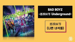 나쁜 녀석들(悪漢奴等) 「BAD BOYZ -悪漢奴等 Underground- 」　가사/歌詞 【파라라이】