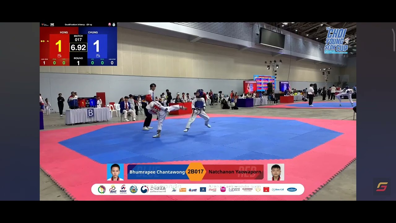 KYORUGI 11-12 YRS MALE -29KG. 🏆12th Choi Young Seok Cup International Taekwondo