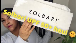 Solbari UPF 50 haul | sun hat | gloves