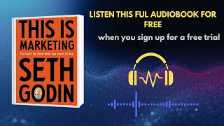 This Is Marketing by Seth Godin Audiobook Summary | Marketing That Actually Works