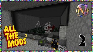 All the Mods 3 - ep 2 - Latex, Mob Farm, and Refined Storage