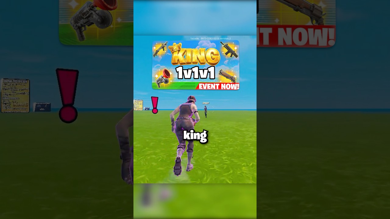 The 5X DAMAGE secret code in King 1v1v1 is out NOW! 😱 