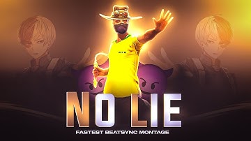 Sean Paul - No Lie Ft. Dua Lipa | Free Fire Best Edited Beat Sync Montage | No Lie Beat Sync