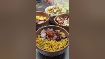 Chỉ bán cơm rang mà đông khách kinh người #hanoiangi22#food