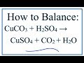 Balancing Chemical Equations Concepts