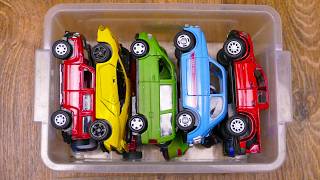 Diecast Cars Collection Review from the Box- Fiat 500, Mercedes VAN