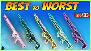 Ranking Every GUARDIAN Skin From WORST To BEST // VALORANT