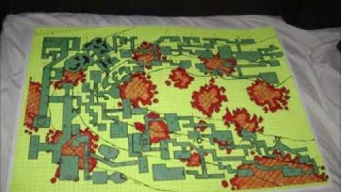 D&D Caves of Chaos Dungeon Map (The Keep on the Borderlands)