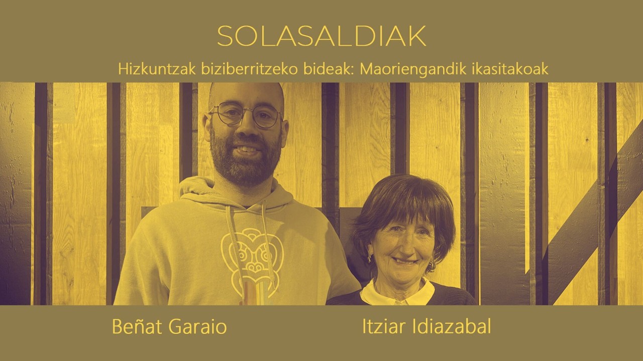 Eusko Ikaskuntzako Solasaldiak: Beñat Garaio / Itziar Idiazabal