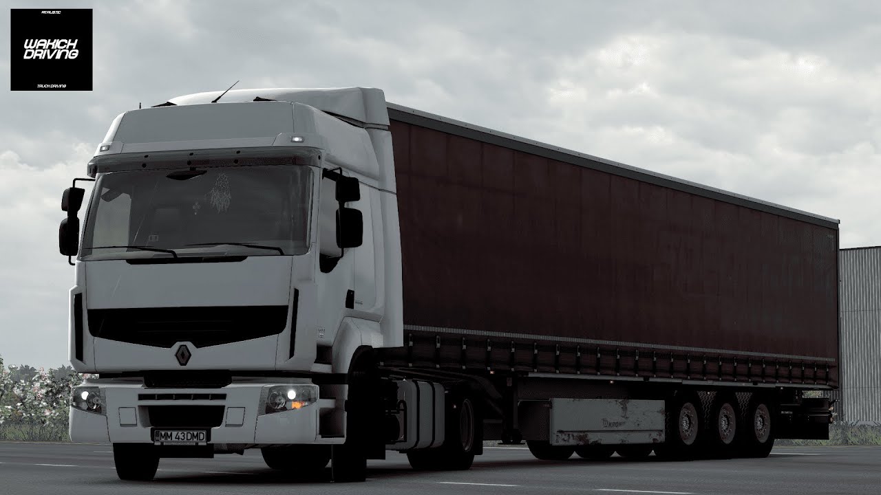 ETS 2 1.54 | Renault Premium 460 | ProMods | POV Driving Rainy Day ☔