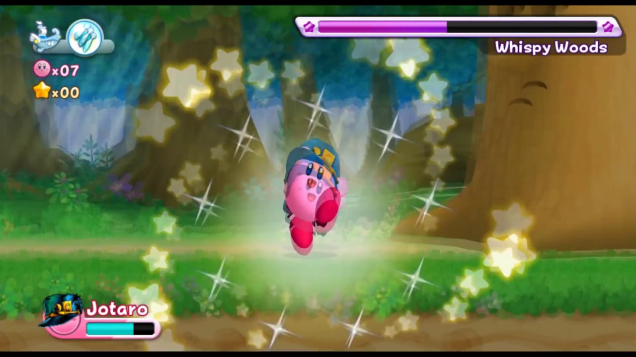 Jotaro Hat Kirby S Return To Dream Land Skin Mods - 