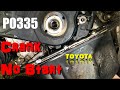 Toyota Error Code P0335 Crankshaft Position Sensor Location 4 Cylinder 5SFE 1997 2001 